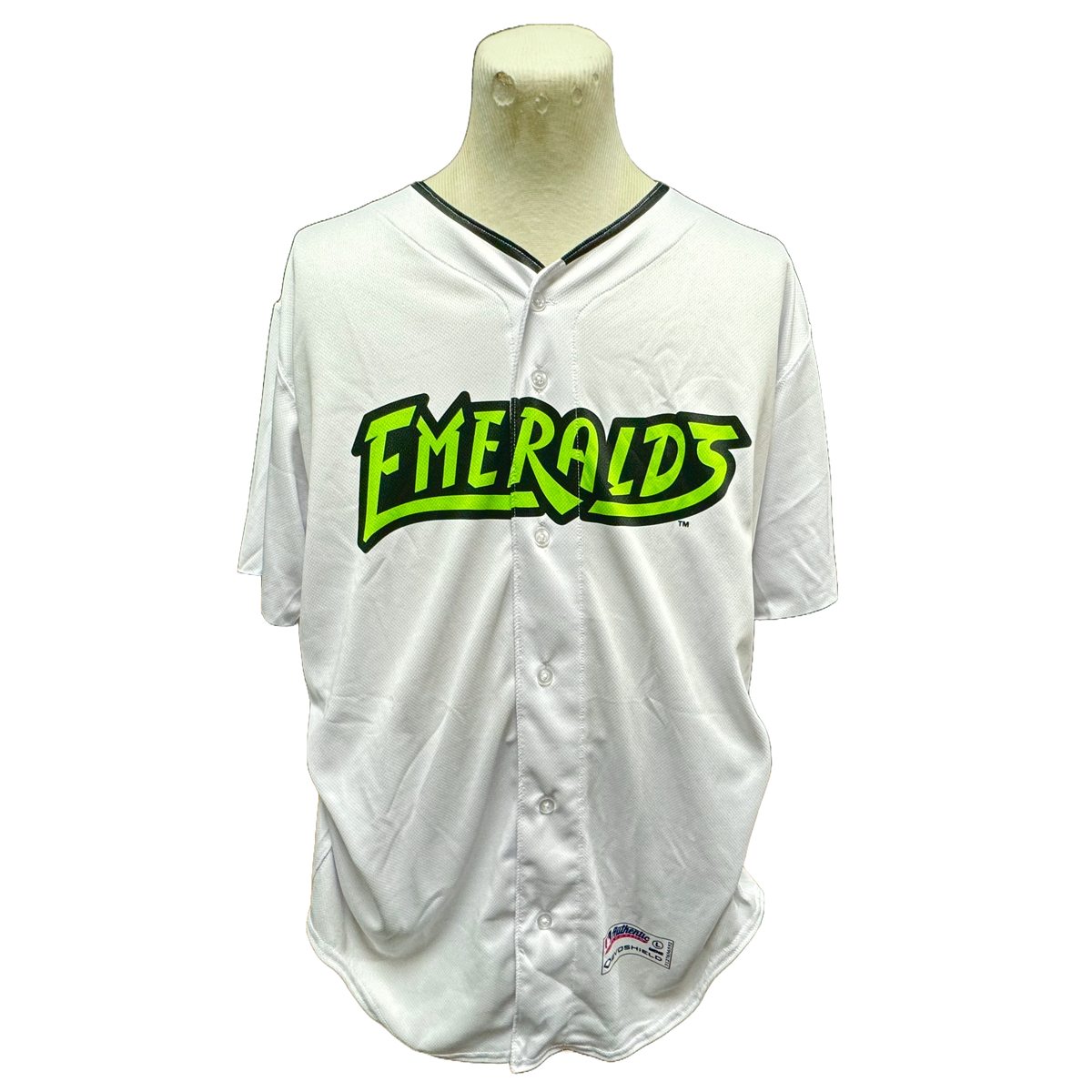 Eugene Emeralds EvoShield Home White Adult Jersey