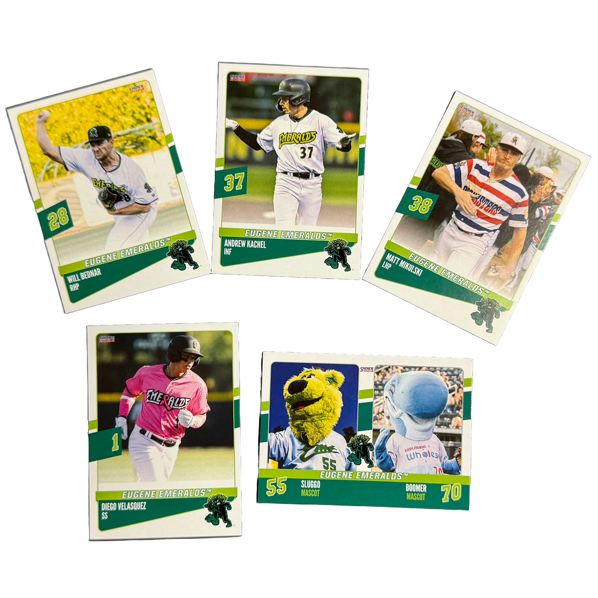 Eugene Emeralds Choice 2024 Team Card Set