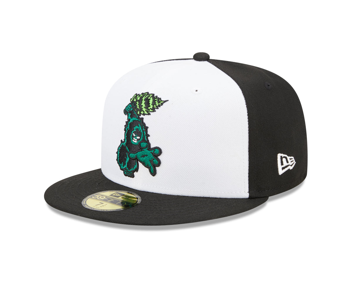 Eugene Emeralds New Era Authentic Collection 59FIFTY Fitted Hat - Black