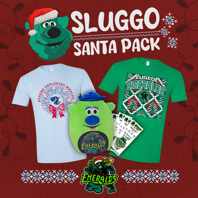 Eugene Emeralds Sluggo Santa Package