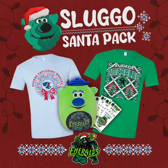 Eugene Emeralds Sluggo Santa Package