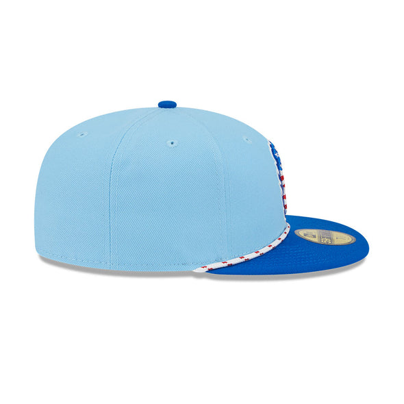 Eugene Emeralds New Era 2025 4th of July 59FIFTY On-Field Fitted Cap