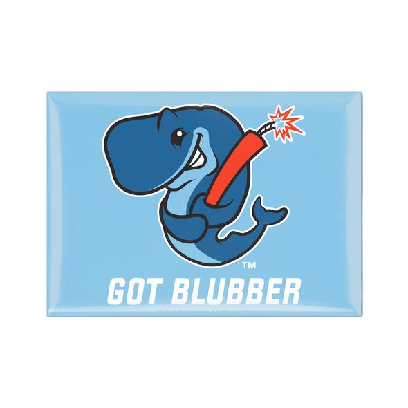 Eugene Emeralds Exploding Whales WinCraft 'Got Blubber?' Magnet