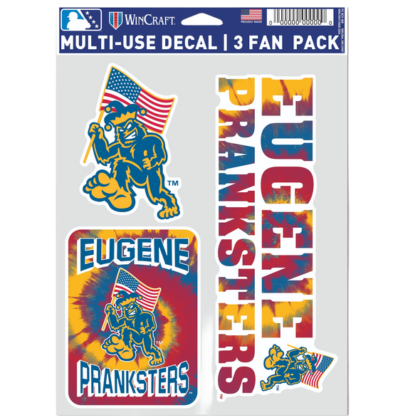 Eugene Emeralds WinCraft Pranksters Decal Pack