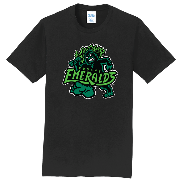 Eugene Emeralds Black Primary Sasquatch T-Shirt