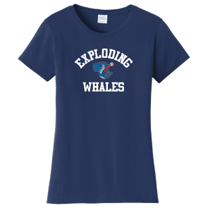 Eugene Emeralds Exploding Whales Women's College Arch T-Shirt