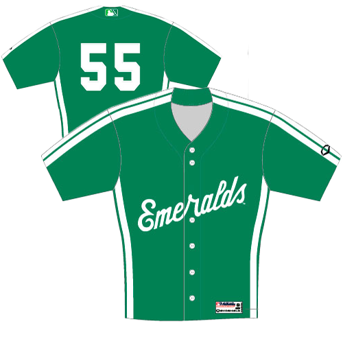 Eugene Emeralds EvoShield Green Throwback Adult Jersey