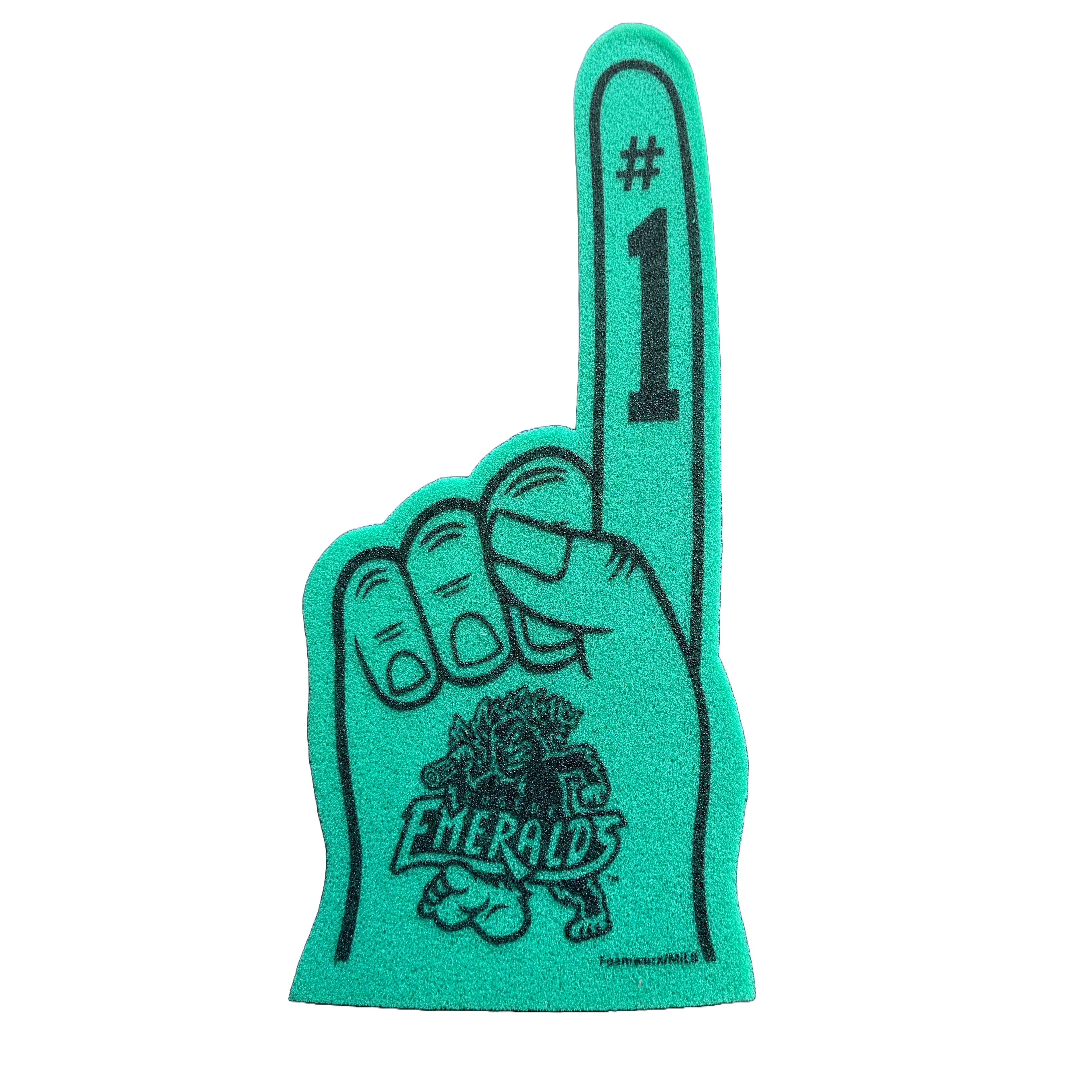 Eugene Emeralds FoamWorx Green Foam Finger