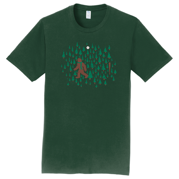 Eugene Emeralds Women's Sasquatch in the Woods T-Shirt