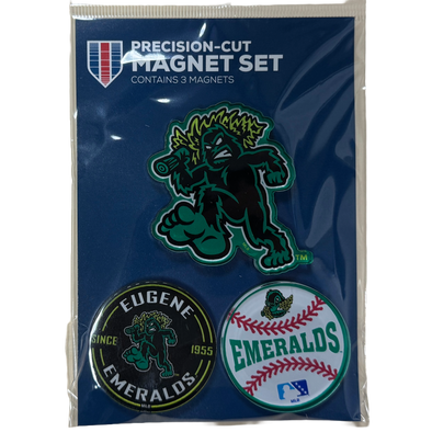 Eugene Emeralds WinCraft Precision-Cut Magnet Set