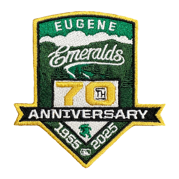 Eugene Emeralds 70th Anniversary Patch