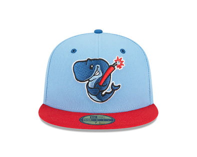 Eugene Emeralds Exploding Whale New Era Fitted Cap
