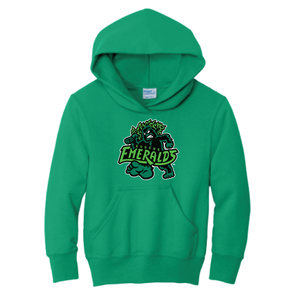 Eugene Emeralds Green Primary Youth Hoodie