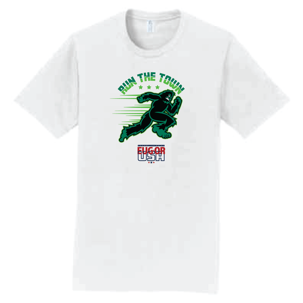Eugene Emeralds Run The Town White Youth T-Shirt