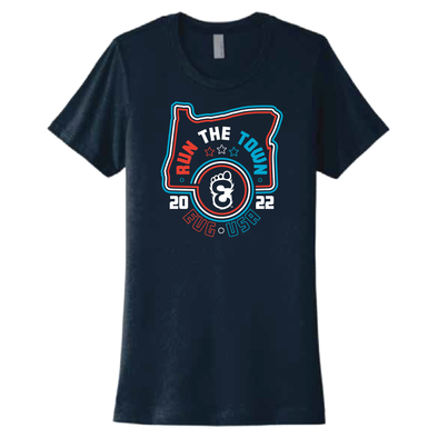 Eugene Emeralds Navy Women's Run the Town T-Shirt